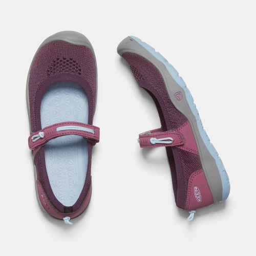 Kids' Keen Moxie Mary Jane Shoes Purple Grey | OMZ-827951