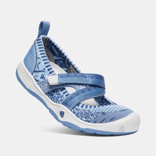 Kids' Keen Moxie Sport Mj Mary Jane Shoes Blue White | LCE-750239