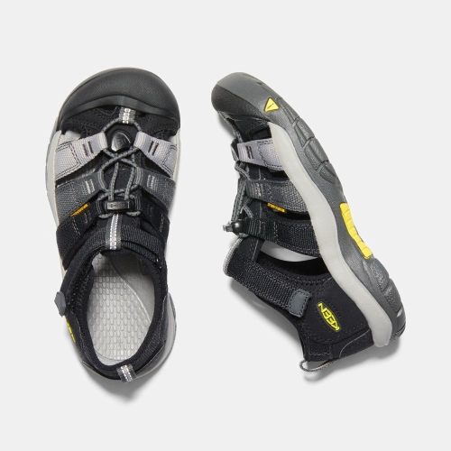 Kids' Keen Newport H2 Sandals Black | HGE-054823