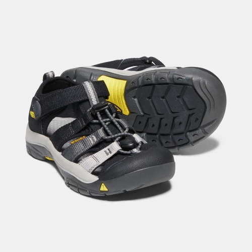 Kids' Keen Newport H2 Sandals Black | HGE-054823