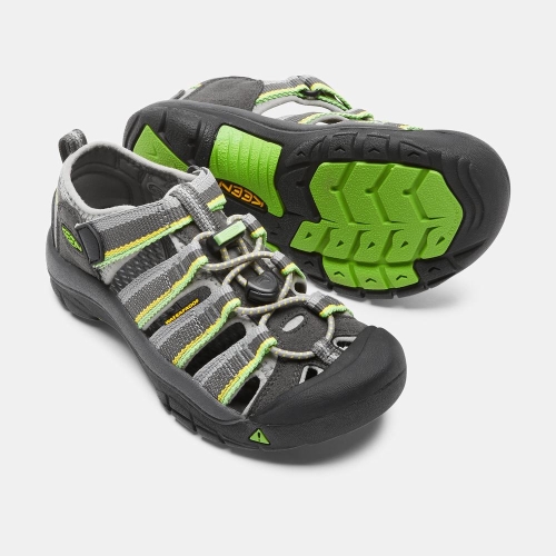 Kids' Keen Newport H2 Sandals Grey Green | HJX-198627