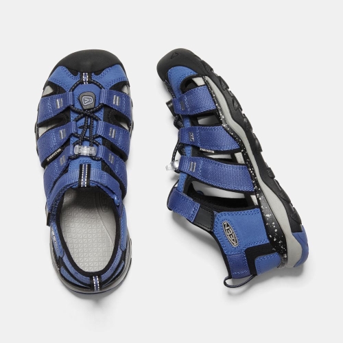 Kids' Keen Newport Neo H2 Hiking Sandals Blue Black | MBT-420175