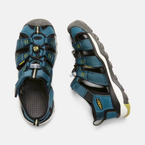 Kids' Keen Newport Neo H2 Hiking Sandals Blue Black | NEM-612954