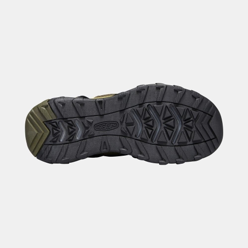 Kids' Keen Newport Neo H2 Hiking Sandals Olive Black | OCH-643057