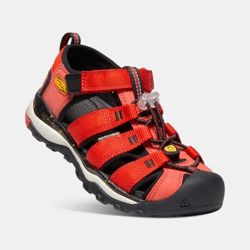 Kids' Keen Newport Neo H2 Hiking Sandals Red Black | XCU-371842