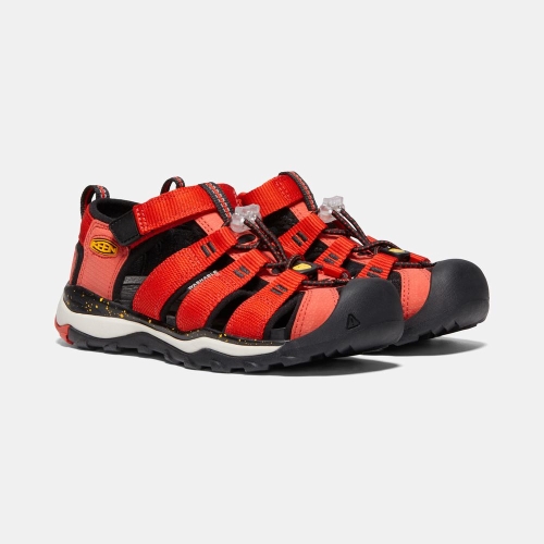 Kids' Keen Newport Neo H2 Hiking Sandals Red Black | XCU-371842