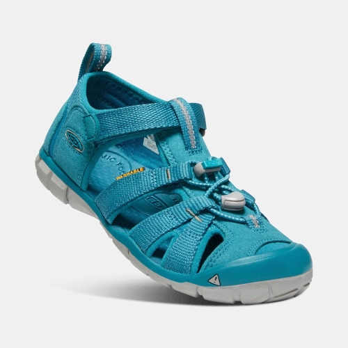 Kids' Keen Seacamp II Cnx Sandals Blue | BZM-072138