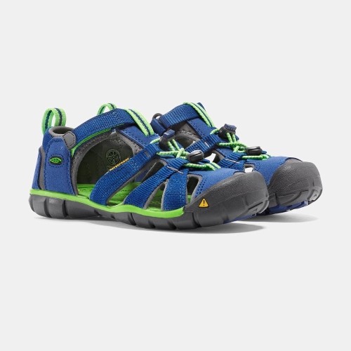 Kids' Keen Seacamp II Cnx Sandals Blue Green | XHJ-045631