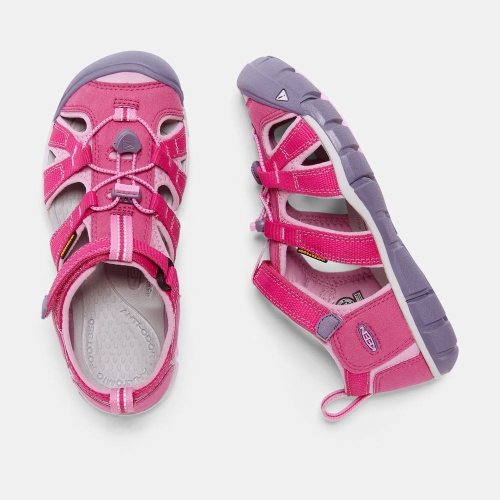 Kids' Keen Seacamp II Cnx Sandals Rose | ZLF-571683