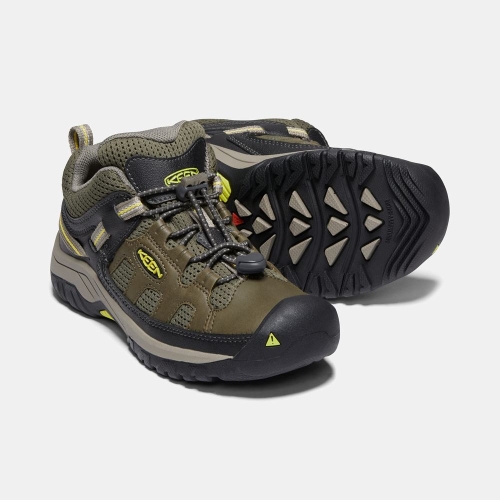 Kids' Keen Targhee Hiking Shoes Dark Olive | CVI-025413