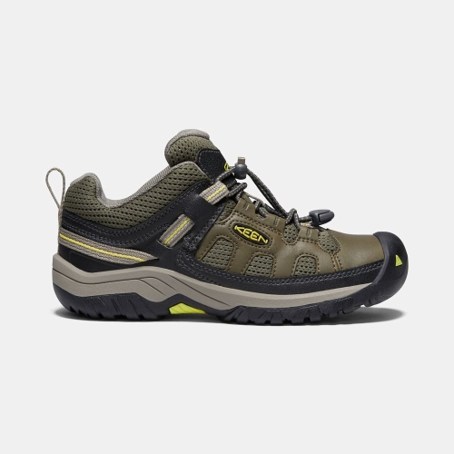 Kids\' Keen Targhee Hiking Shoes Dark Olive | CVI-025413