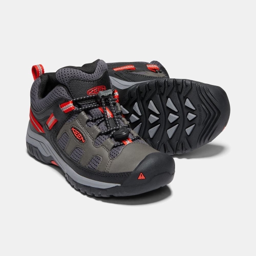 Kids' Keen Targhee Hiking Shoes Grey Black | ZTY-815429