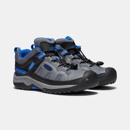 Kids' Keen Targhee Hiking Shoes Grey Blue | UPW-762583