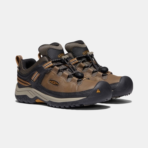 Kids' Keen Targhee Waterproof Hiking Shoes Brown Black | RJK-391087