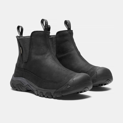 Men's Keen Anchorage III Waterproof Chelsea Boots Black | COT-762391