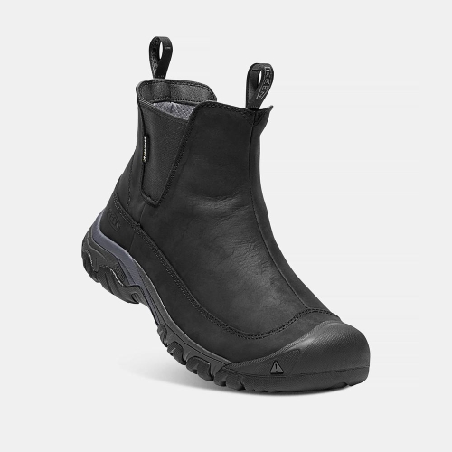 Men's Keen Anchorage III Waterproof Chelsea Boots Black | COT-762391