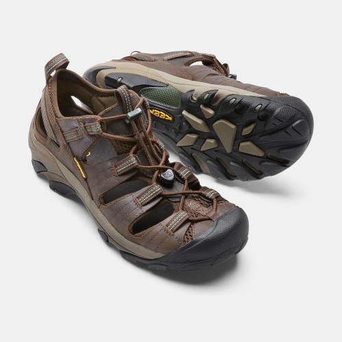 Men's Keen Arroyo II Hiking Sandals Chocolate | FKZ-189452