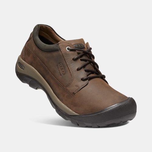 Men's Keen Austin Casual Waterproof Casual Shoes Brown | CPZ-507934