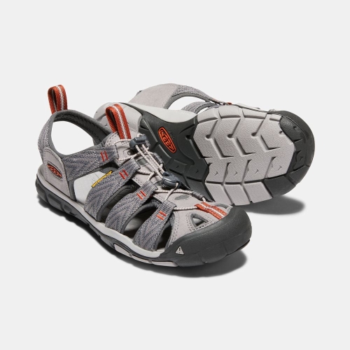 Men's Keen Clearwater Cnx Hiking Sandals Grey | JUQ-578460