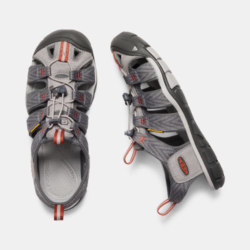 Men's Keen Clearwater Cnx Hiking Sandals Grey | JUQ-578460