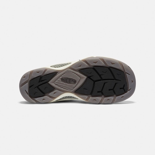 Men's Keen Evofit One Sandals Black White | ZUV-176048