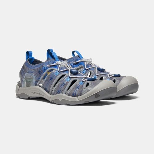 Men's Keen Evofit One Sandals Grey Blue | SCR-793601