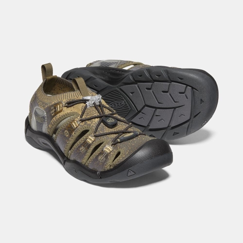 Men's Keen Evofit One Sandals Olive Black | EUW-248750