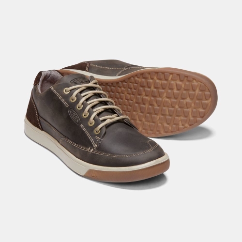 Men's Keen Glenhaven Casual Shoes Chocolate | FGK-613842