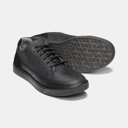 Men's Keen Glenhaven Sneakers Black | GVU-193257