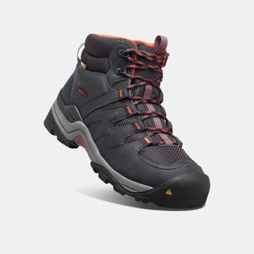 Men's Keen Gypsum II Waterproof Mid Hiking Boots Black | WNB-316945