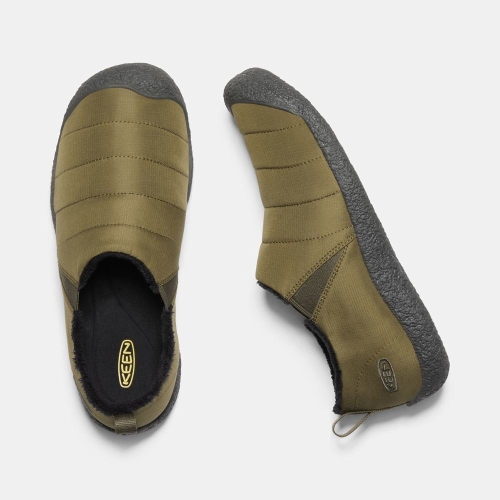 Men's Keen Howser II Slippers Olive | MEB-450291