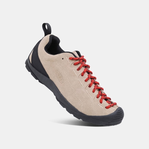 Men's Keen Jasper Casual Shoes Beige Red | BFK-015947