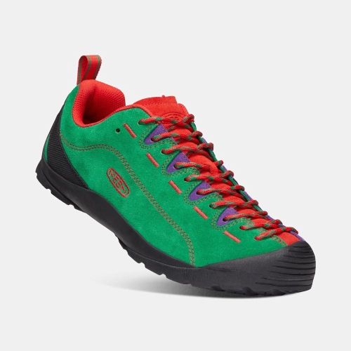 Men's Keen Jasper Casual Shoes Green Red Purple | GPQ-843910