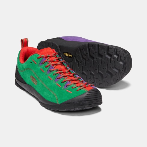 Men's Keen Jasper Casual Shoes Green Red Purple | GPQ-843910