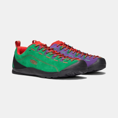 Men's Keen Jasper Casual Shoes Green Red Purple | GPQ-843910