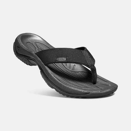 Men's Keen Kona Flip II Flip-Flops Black Grey | NHI-867130