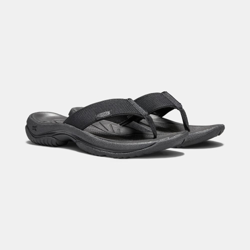 Men's Keen Kona Flip II Flip-Flops Black Grey | NHI-867130