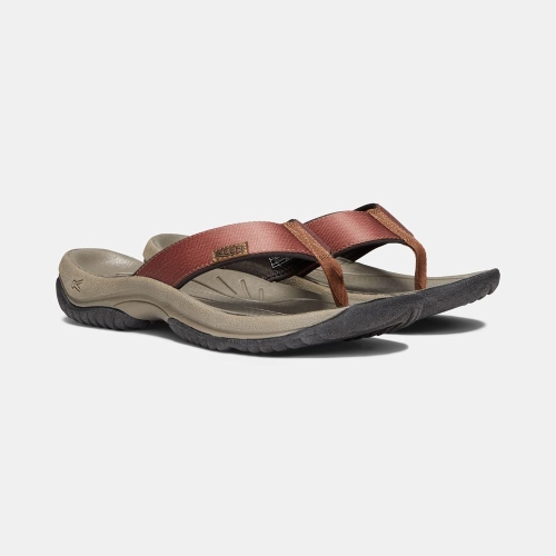 Men's Keen Kona Flip II Flip-Flops Brown | SJB-923160