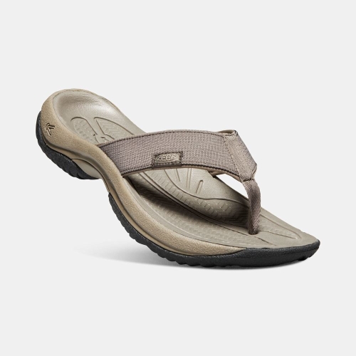 Men's Keen Kona Flip II Flip-Flops Khaki | PXK-218604