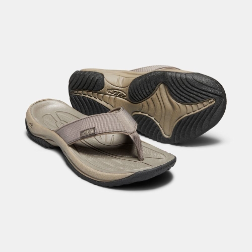 Men's Keen Kona Flip II Flip-Flops Khaki | PXK-218604