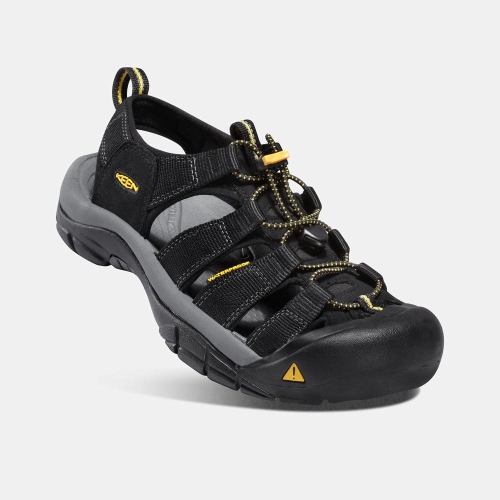 Men's Keen Newport H2 Hiking Sandals Black | LTK-147093