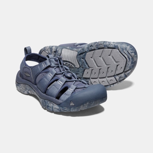 Men's Keen Newport H2 Hiking Sandals Blue | CKE-806174