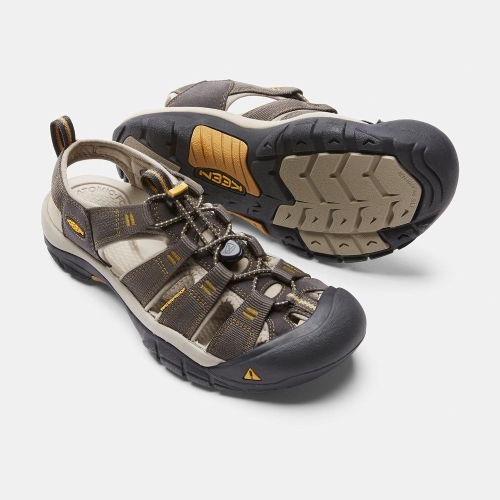 Men's Keen Newport H2 Hiking Sandals Khaki | SMF-708165