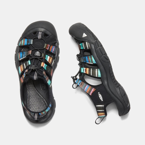 Men's Keen Newport H2 Hiking Sandals Multicolor Black | SQP-541862