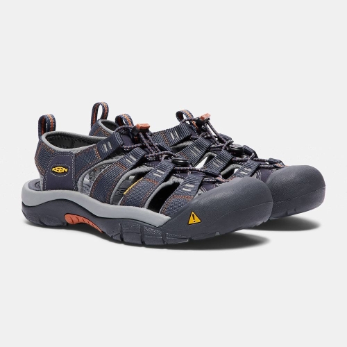 Men's Keen Newport H2 Hiking Sandals Navy | PUT-704982