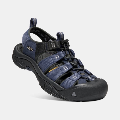 Men's Keen Newport Hydro Hiking Sandals Blue Black | CAJ-543712