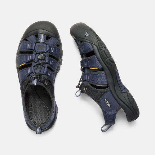 Men's Keen Newport Hydro Hiking Sandals Blue Black | CAJ-543712