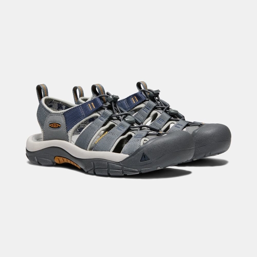 Men's Keen Newport Hydro Hiking Sandals Grey Blue | FMJ-102943