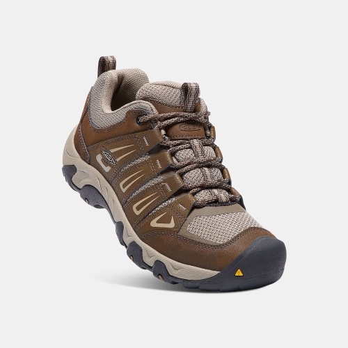 Men's Keen Oakridge Hiking Shoes Brown | ZRX-168270