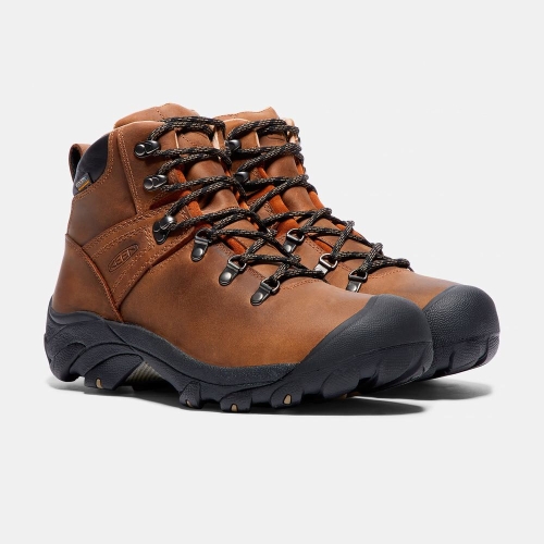 Men's Keen Pyrenees Hiking Boots Brown Black | HXD-340215